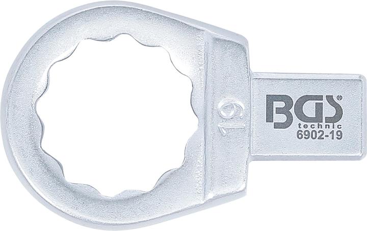 Produktbild BGS Einsteck-Ringschlüssel 19 mm Aufnahme 9 x 12 mm (19 mm)