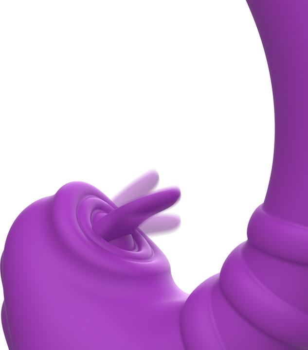 Immagine prodotto Intense Vibratore Harry Flessibile Con Lingua Viola