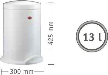 Image du produit Wesco Bac à pédale 116 (13 l)