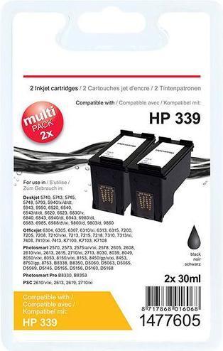 Office Depot Tintenpatrone Kompatibel HP 339 C8767E Schwarz (BK)