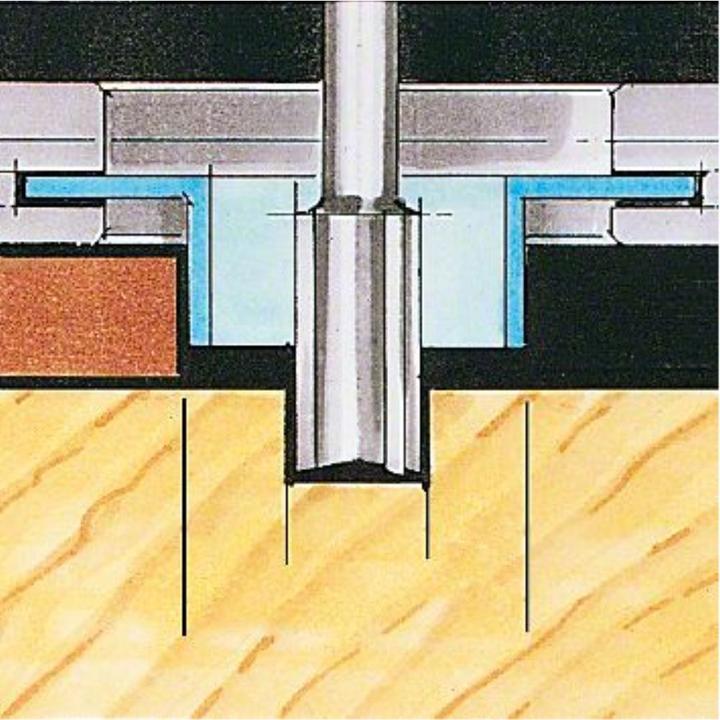 Produktbild Bosch Professional Zubehör Kopierhülse für Bosch-Oberfräsen, mit Schnellverschluss, 30 mm