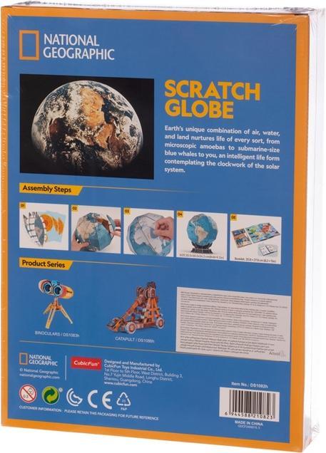 Produktbild Cubicfun Puzzle 3D National Geographic Globus (21 Teile)