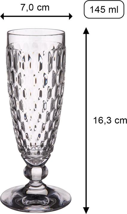 Immagine prodotto Villeroy & Boch Bicchieri da champagne colorati Boston (14.50 cl, 4 Occhiali, Bicchieri da champagne)