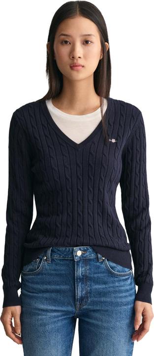 Immagine prodotto GANT Stretch Cotton Cable V-Neck (XL)