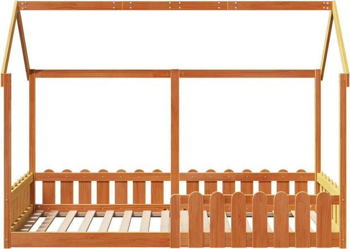 Produktbild VidaXL Kinderbett Hausbett Kiefer (90 x 200 cm)