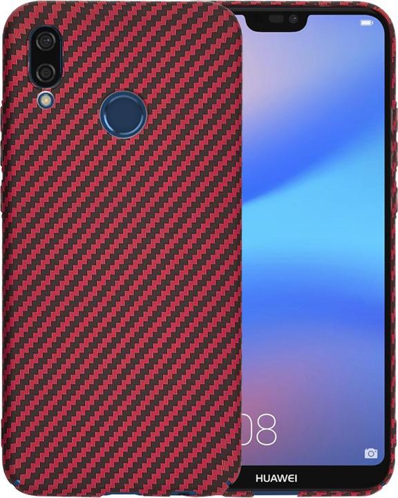 Image du produit Techsuit - Carbonite FiberShell - Huawei P20 Lite - Red (Huawei P20 Lite)