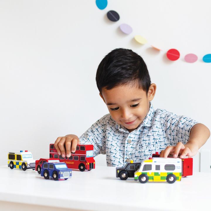 Actual product image Le Toy Van London Car Set