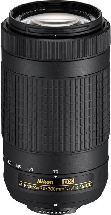 Nikon AF-P Nikkor 70-300mm f/4.5-6.3G ED DX (Nikon DX, APS-C / DX)