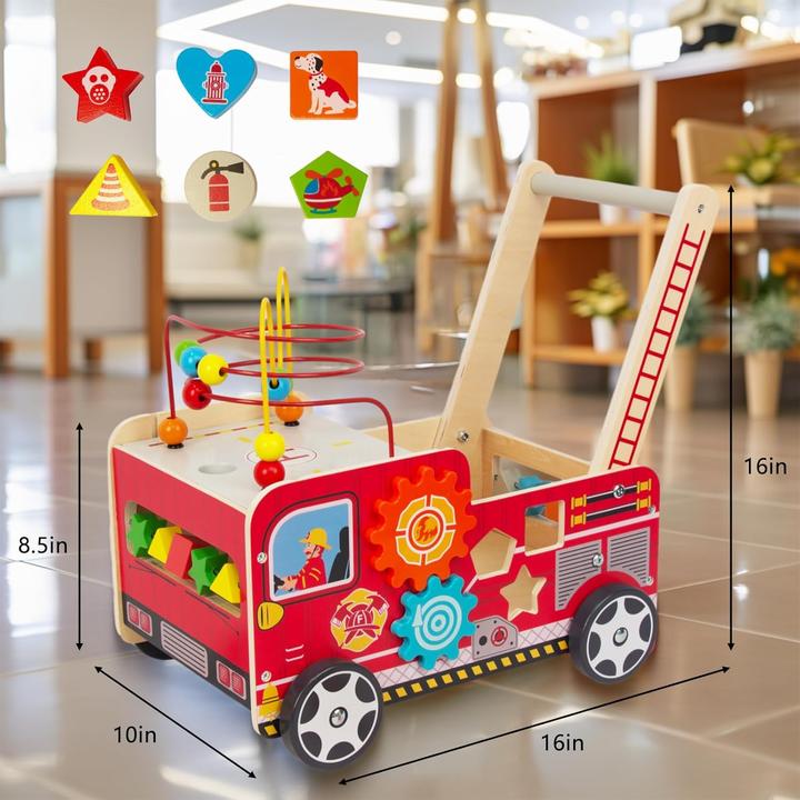 Produktbild Woodenfun Lauflernwagen