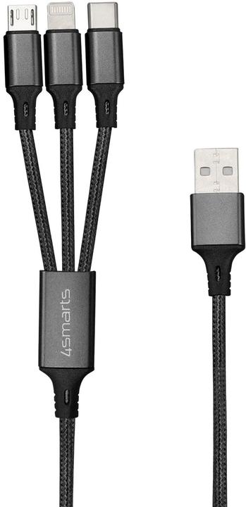 Image du produit 4smarts Câble multichargeur 3 en 1 (0.20 m, USB 2.0)