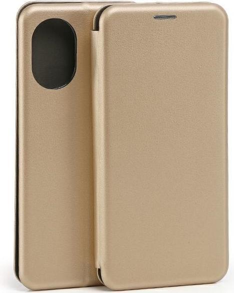 Actual product image Beline Case Book Magnetic Oppo Reno 7 Lite złoty/gold (Oppo Reno 7 Lite)