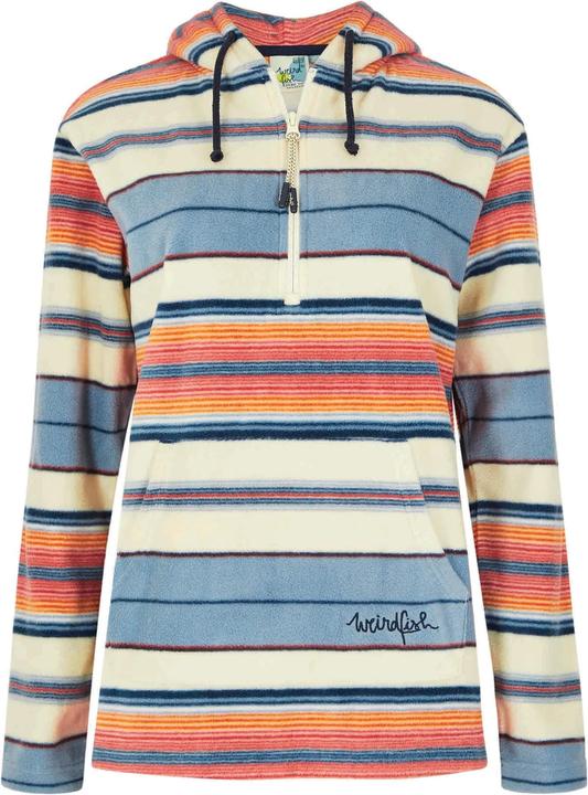 Weird Fish Lana Kapuzenpullover mit kurzem Reissverschluss