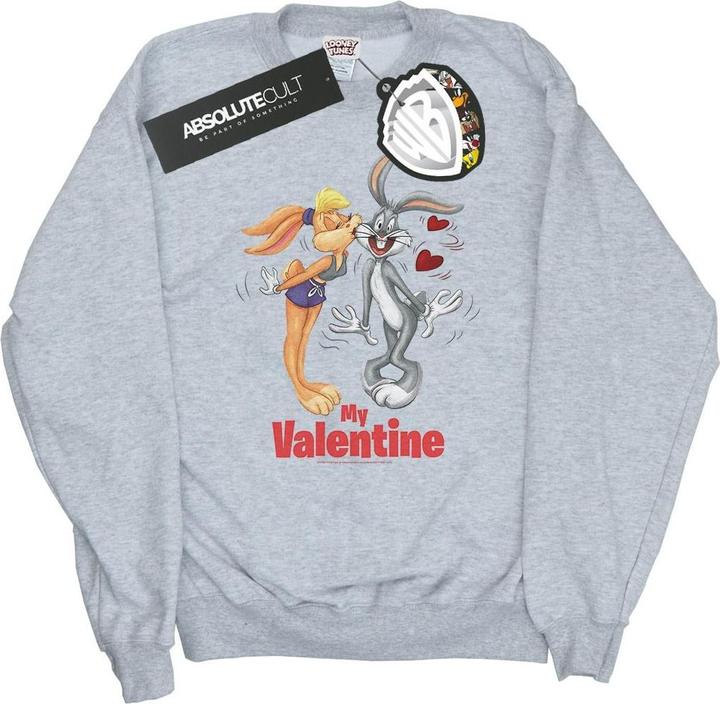 Produktbild Looney Tunes Bugs Bunny And Lola Valentine's Day Sweatshirt Mädchen (152, 158)