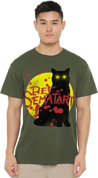 Immagine prodotto Pet Sematary Maglietta Gatto Grafico Uomo (XL)
