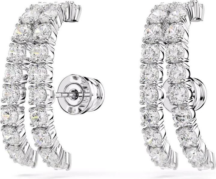 Image du produit Swarovski Matrix Ohrspangen Rundschliff Weiss (Métal Swarovski)