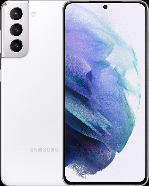 Samsung Galaxy S21 EU (128 GB, Phantom White, 6.20", Dual SIM, 12 Mpx, 5G)
