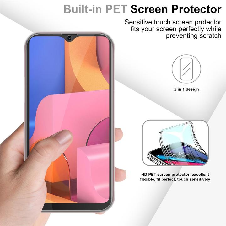 Actual product image Cadorabo TPU 360 Degree Case Cover (Samsung Galaxy A20s)