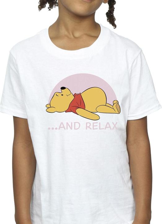 Actual product image Disney Girls Winnie The Pooh Relax Cotton T-Shirt (104)