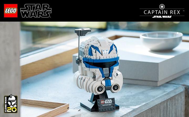 Actual product image LEGO Captain Rex Helmet (75349, LEGO Star Wars)
