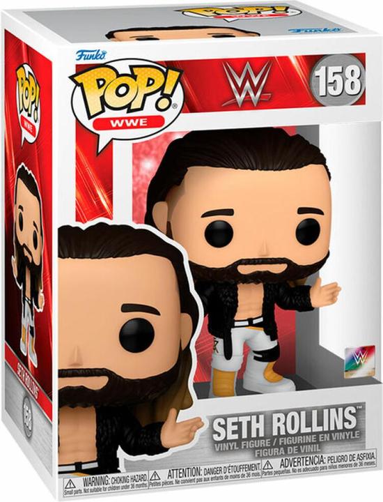 Actual product image Funko WWE POP! vinyl figure Seth Rollins w/Coat 9 cm