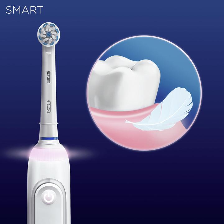 Image du produit Oral-B Brosse à dents électrique Smart Sensitive + étui de voyage (Brosse à dents oscillo-rotative)