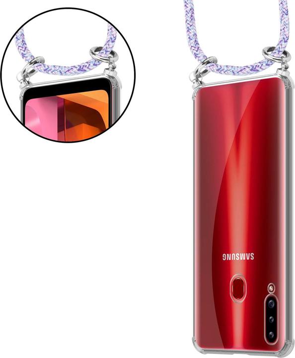 Produktbild Cadorabo TPU Handy Kette SILBER Cover
