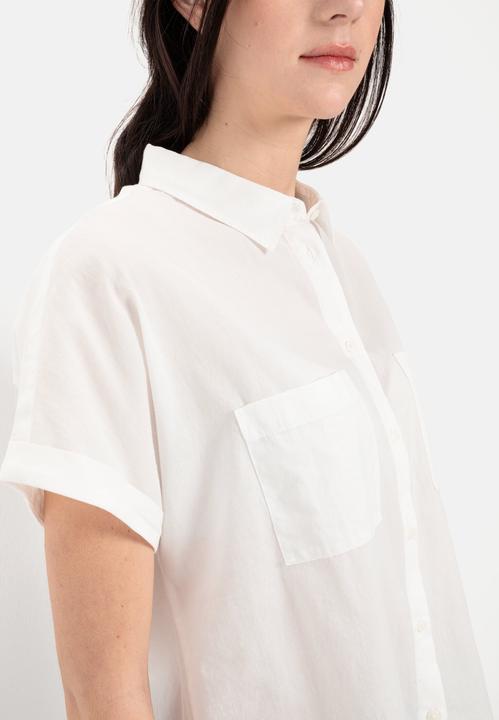 Actual product image Camel Active Half-sleeved blouse made from cotton twill (S)