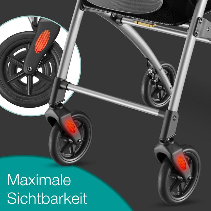 Image du produit Aktivshop Wohnungsrollator, Rollator schmal für die Wohnung, extra schmal, Innenrollator