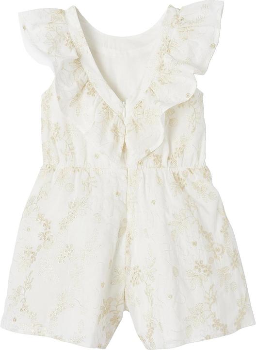 Produktbild Vertbaudet Festlicher kurzer Mädchen Jumpsuit mit gestickten Glanzblumen (98)