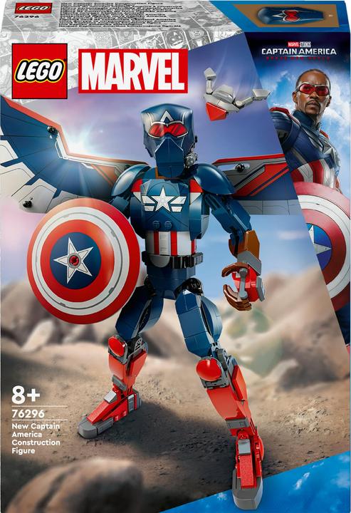Immagine prodotto LEGO Nuova figura da costruzione di Capitan America (76296, LEGO Marvel)