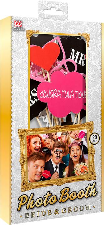 Actual product image Widmann Bride and groom photo box props 20-piece JGA