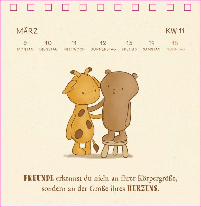 Actual product image Siefert:Mister O'Lui Tischkalender 2026 (German)
