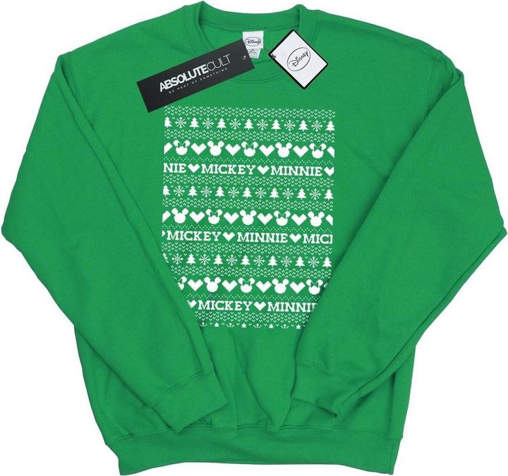 Produktbild Disney Mickey And Minnie Christmas Fair Isle Sweatshirt (L)