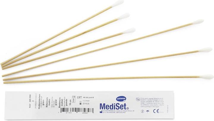 Image du produit Mediset Wattestäbchen 15cm gross