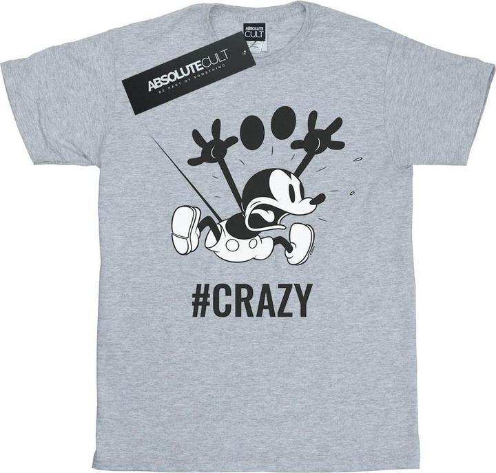Disney Mickey Mouse #Crazy TShirt (S)
