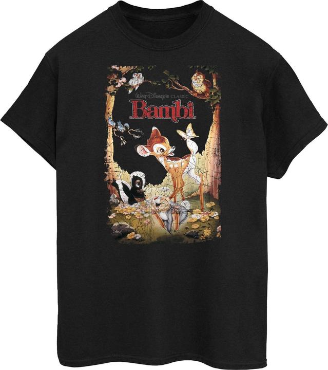 Actual product image Womens/Ladies Poster Cotton Boyfriend T-Shirt (S)