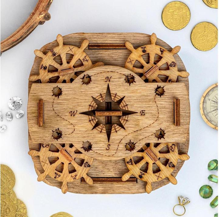 Immagine prodotto iDventure Cluebox - Armadietto di Davy Jones (Tedesco, Francese, Inglese)