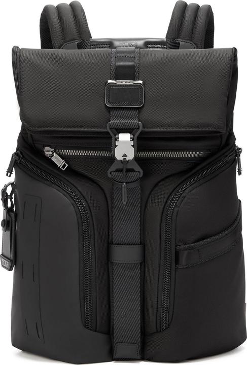 Actual product image Tumi Logistics Flap Lid Backpack Black