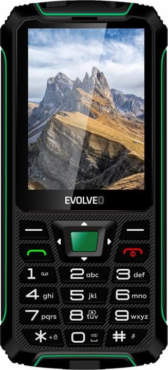 Evolveo StrongPhone W4, vodot??sn?? odoln? Telefono dual SIM,??erno-zelen? (2.80", 2 Mpx, 2G)