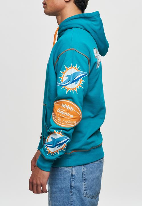 Produktbild Recovered Re:covered Fleece Hoody - INK DYE Miami Dolphins - 3XL (3XL)