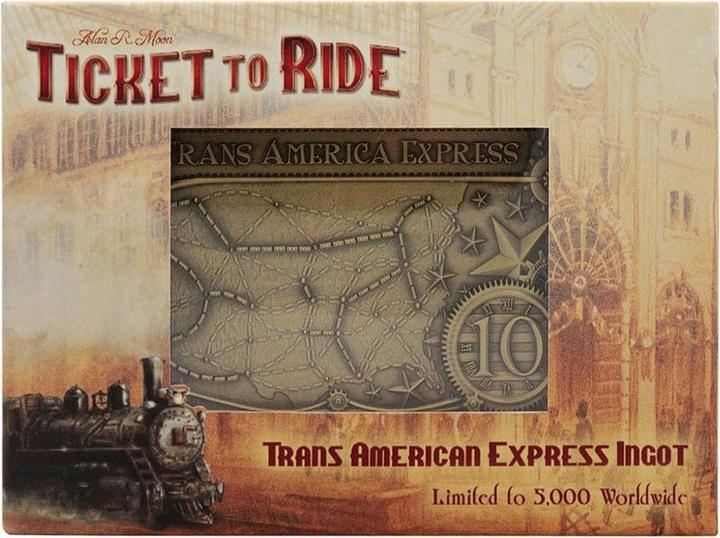 Immagine prodotto Fanattik Ticket to Ride barra di metallo Trans America Express Edizione Limitata