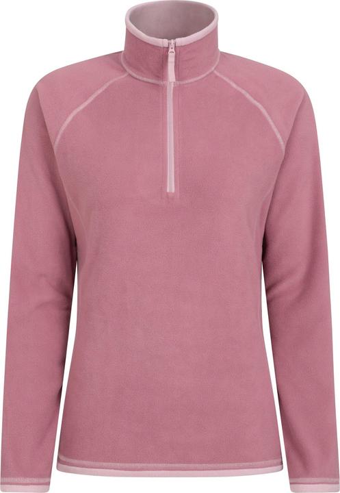 Actual product image Mountain Warehouse Womens/Ladies Montana Half Zip Fleece Top (30)