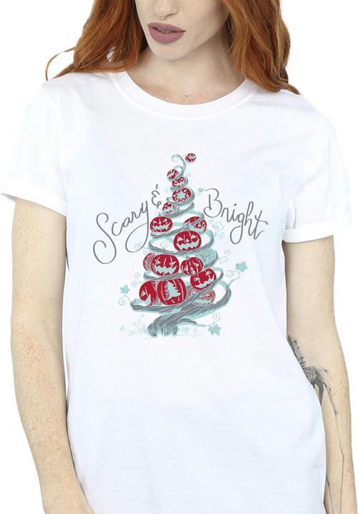 Image du produit Disney - T-shirt THE NIGHTMARE BEFORE CHRISTMAS SCARY & BRIGHT - Femme (5XL)