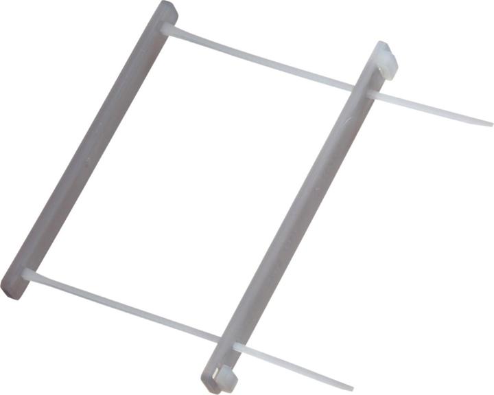 Actual product image Leitz Archive filing clip, colorless, two-part plastic, filling height: 60 mm, with cover rail