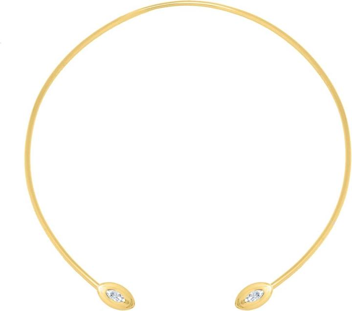 Actual product image Candy Kezia choker, 925 sterling silver, gold-plated (925 Sterling silver, 18k gold-plated)