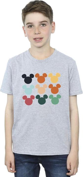 Actual product image Disney Boys Mickey Mouse Heads Square T-Shirt (152, 158)