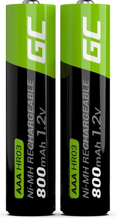 Produktbild GreenCell GR08 Wiederaufladbarer Akku AAA (2 Stk., AAA, 800 mAh)