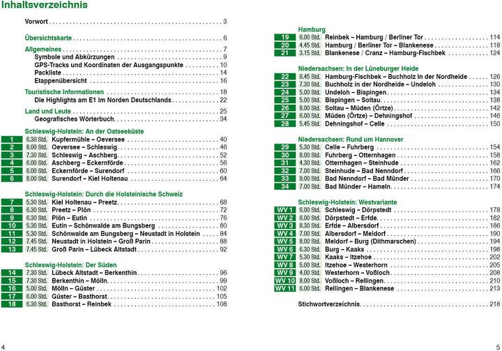 Valori nutrizionali e ingredienti Fernwanderweg E1 - Deutschland Nord (Tedesco, Martin Marktl, 2022)