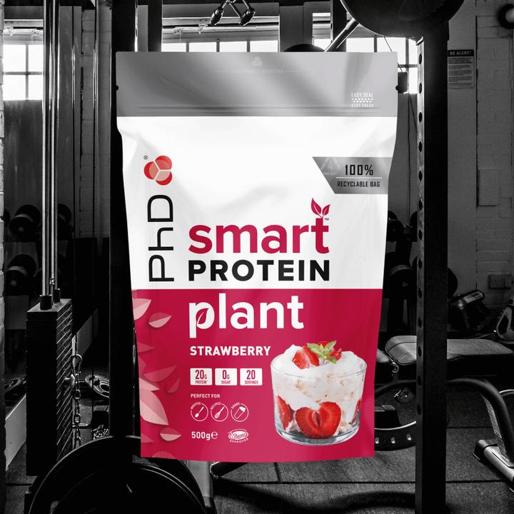 Immagine prodotto PhD Nutrition Proteine vegetali intelligenti 500g (Fragola, 1 pz., 551 g)