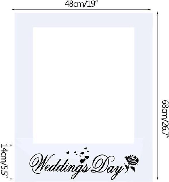 Actual product image MU Style Photo Booth Picture Frame